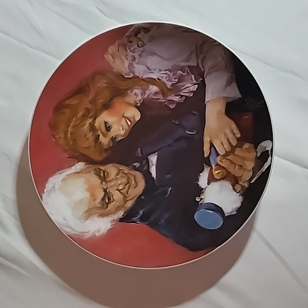 The Nutcracker A Gift from Godfather Art By Shell Fisher Collector Plate - Picture 7 of 7